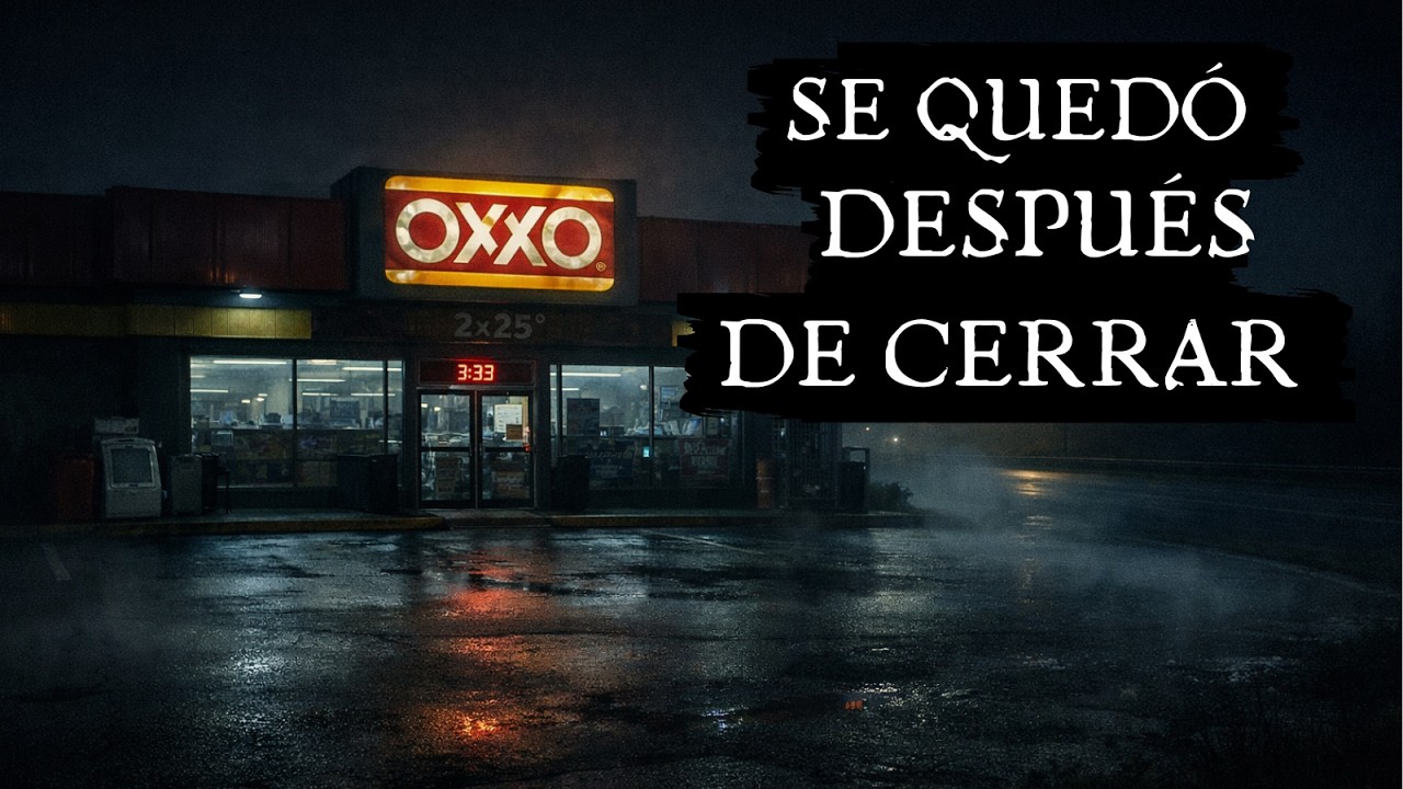 RELATOS DE TERROR EN OXXO | EL EMPLEADO QUE SE QUEDÓ DESPUÉS DE CERRAR