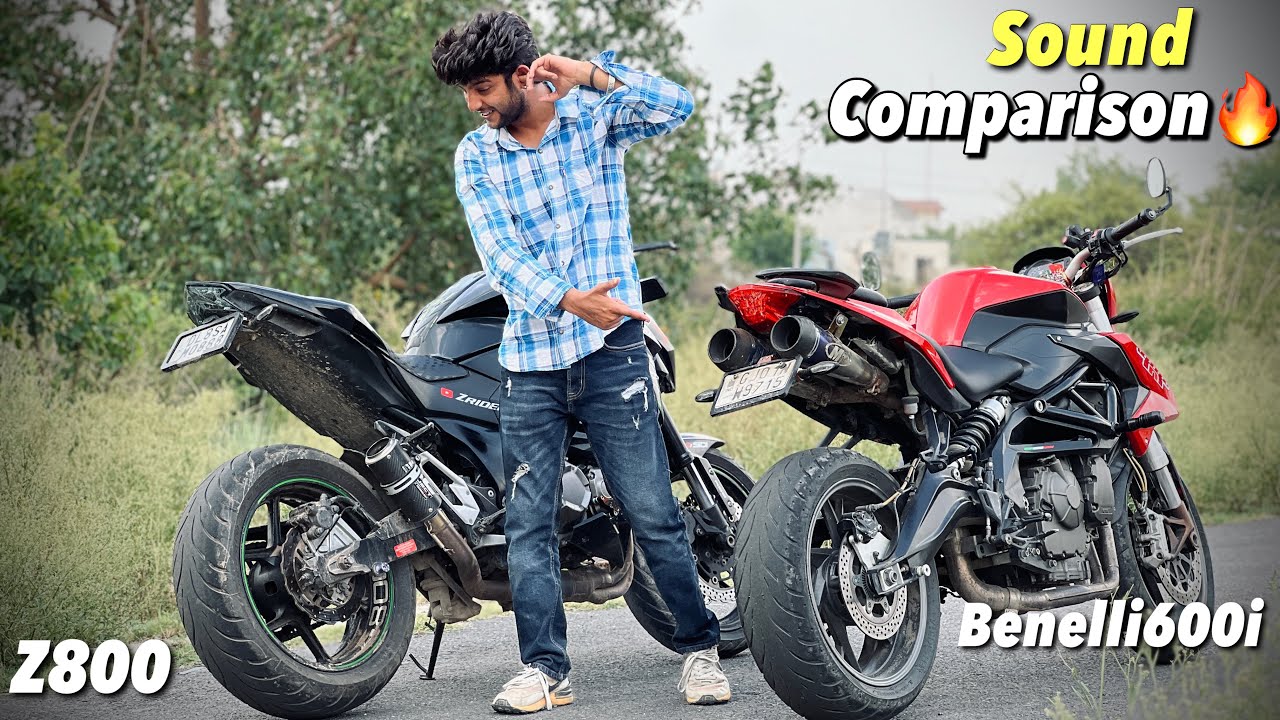 Kawasaki Z800 vs Benelli600i Sound Comparison🔥🔥आग लगा दी🤬
