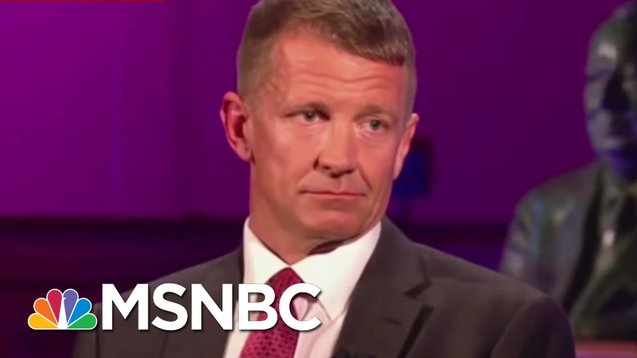 Fmr. Blackwater Founder Erik Prince Gets Called Out For Apparently Lying | All In | MSNBC