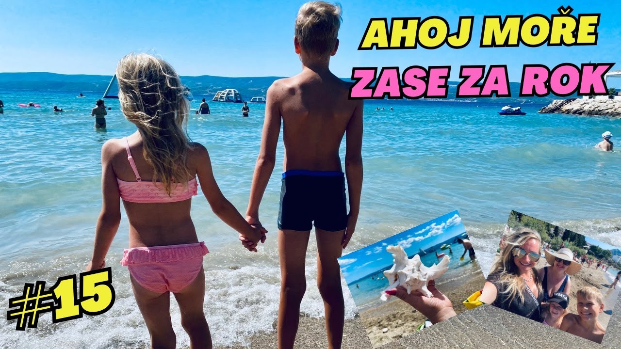Chorvatsko 2025 🌴🌴- #15 poslední den na pláži, v moři,setkání s Ingrid a loučení…