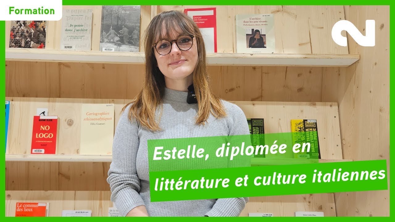 Présentation du master lettres, parcours littérature et culture italiennes avec Estelle
