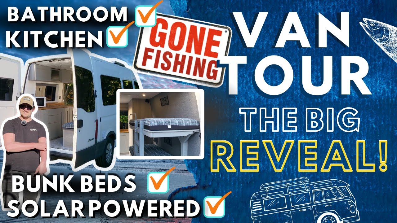 FISHING CAMPER VAN | DIY Self Build | Movano or Renault Master Conversion + Bathroom