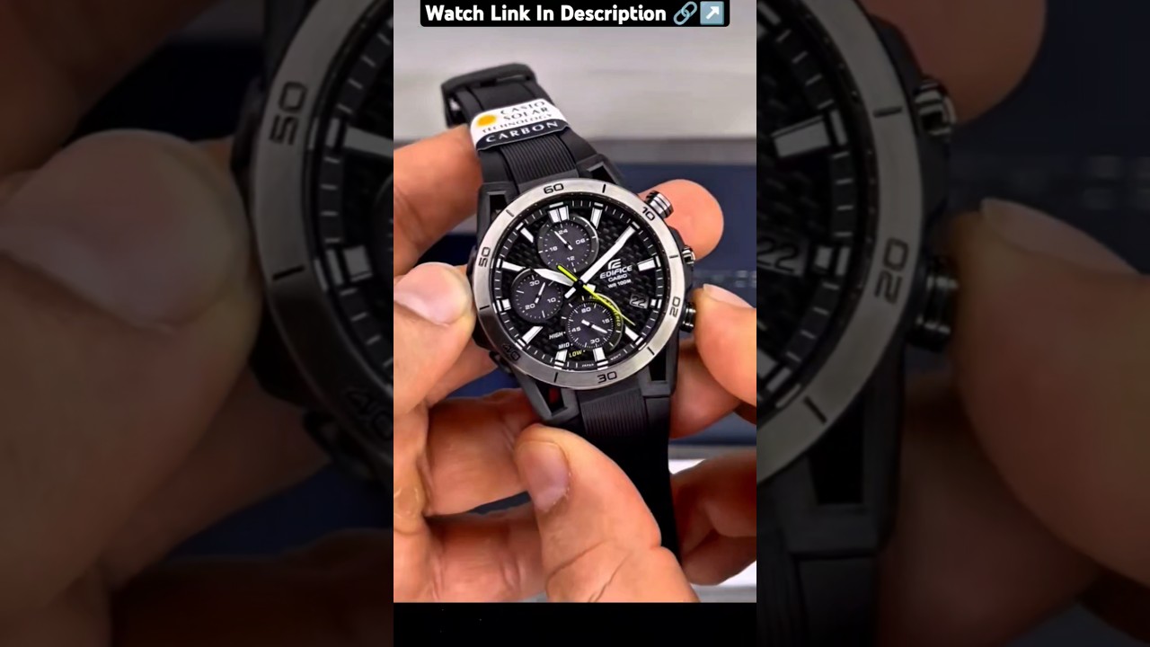 Edifice Casio Solar Chronograph Luxurious Elegant Men's Watch #luxurywatchesformen #elegantwatches
