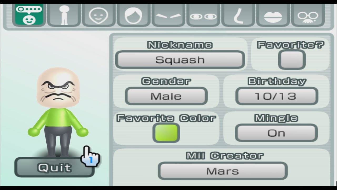 Squash - Plants Vs. Zombies - Mii 1909