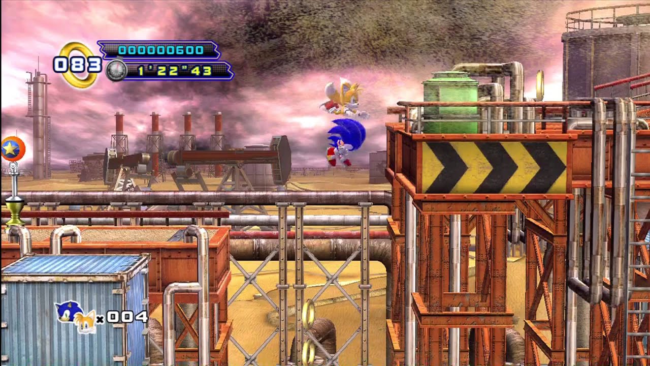 Sonic the Hedgehog 4 Episode 2: Oil Desert Act 1 (Co-op) [1080 HD]