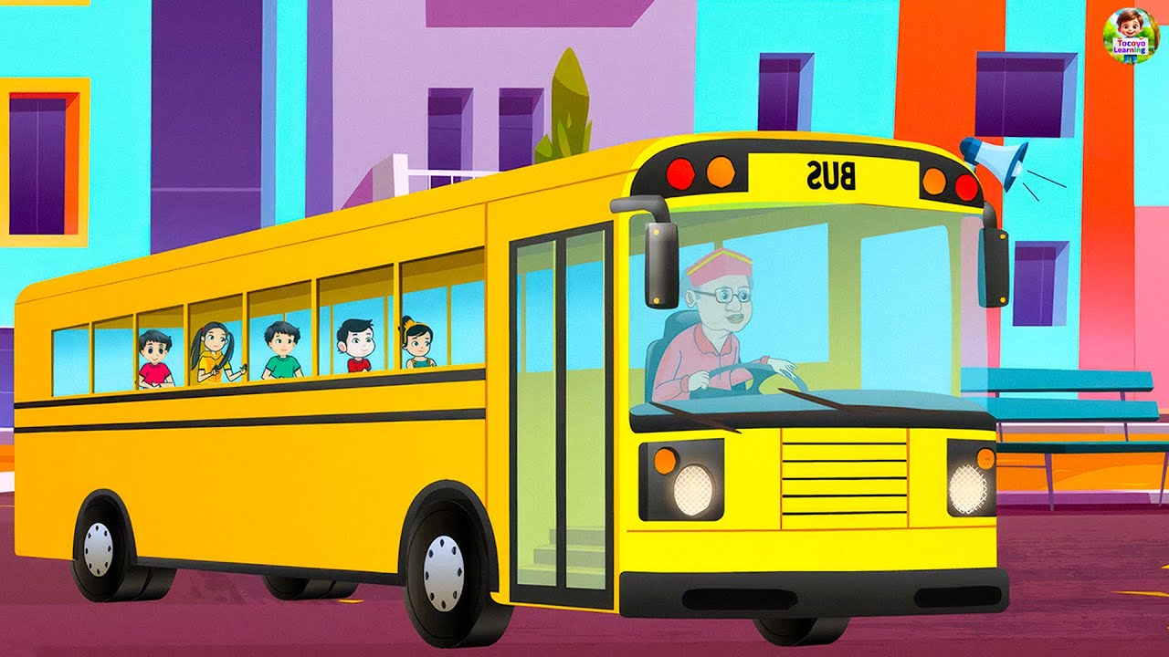 Wheel ON The Bus - Nursery Rhymes & Kids Song Wheel On The Bus Song | #kidssongs