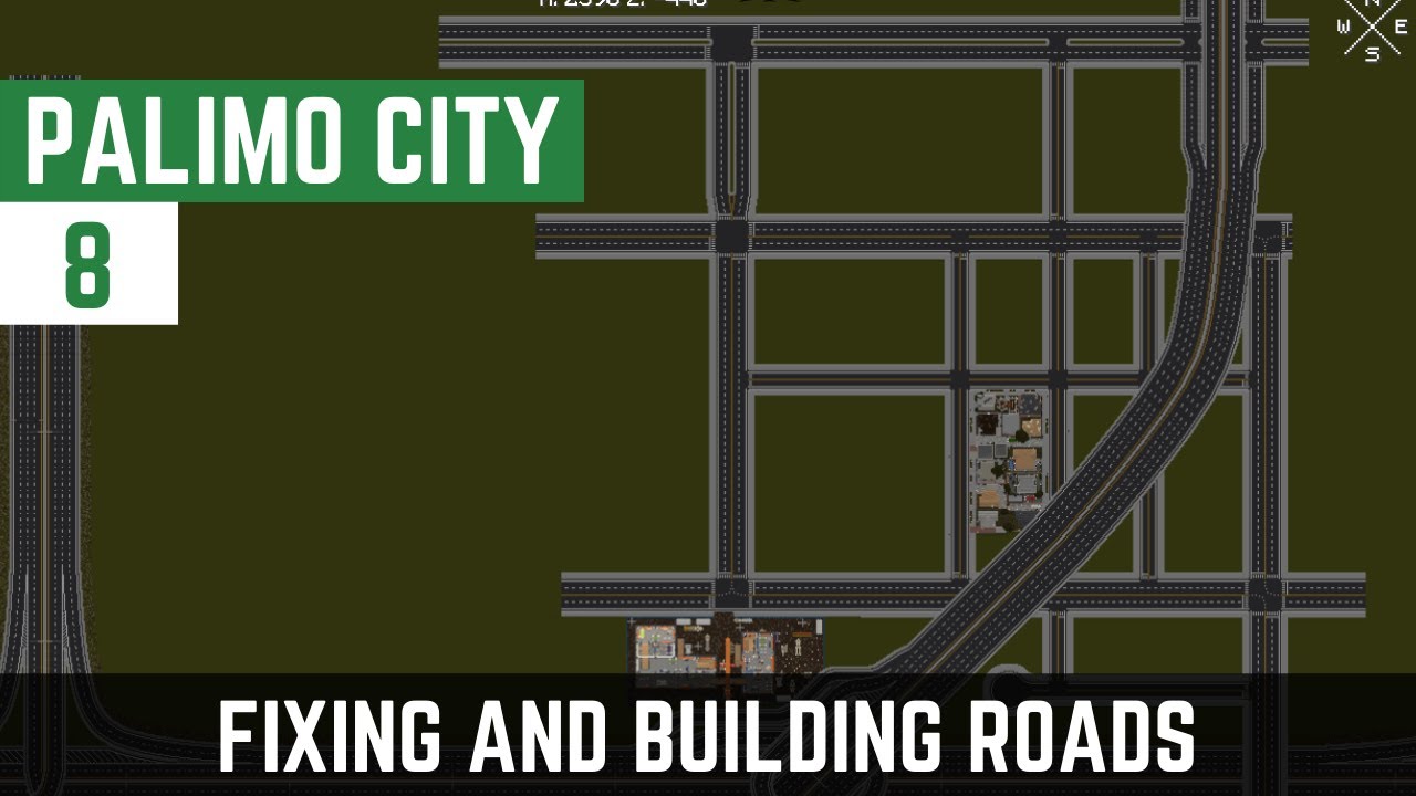 Minecraft Let’s Build A City Timelapse – E8 – Fixing and Building Roads – Berkley