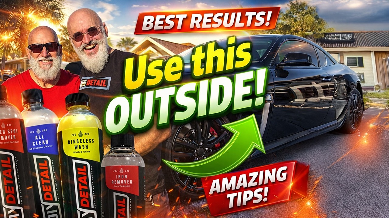 Detailing outside in the sun,  it's possible !