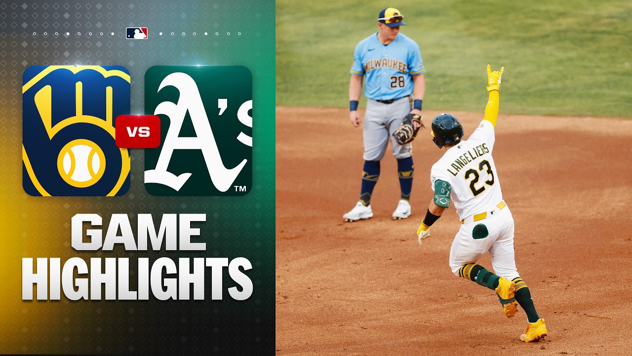 Лучшие моменты матча Brewers &mdash; A's (08.06.26) | Лучшие моменты MLB