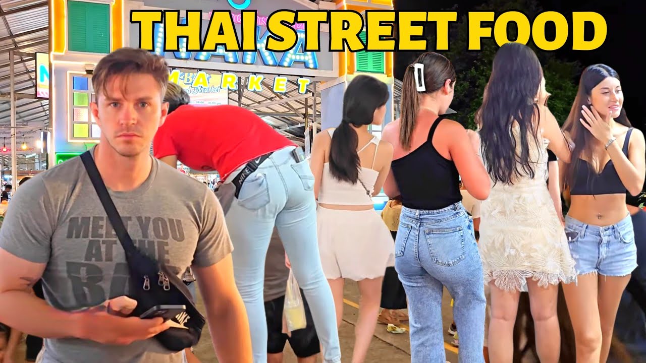 Thailand Night Market Delights: A Journey Through the Vibrant Naka Market [4K]