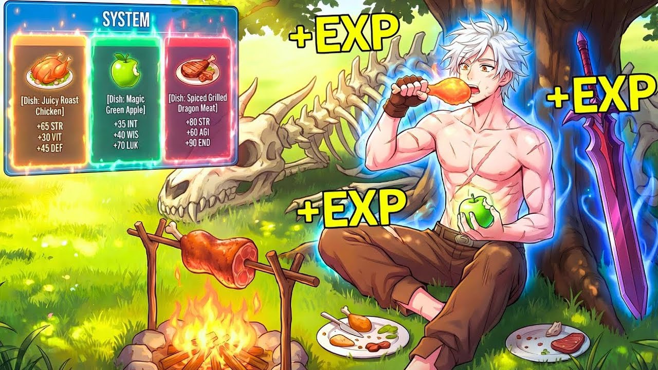 He Cooked and Ate Overpowered Dishes to Become the #1 Ranker | Manhwa Recap