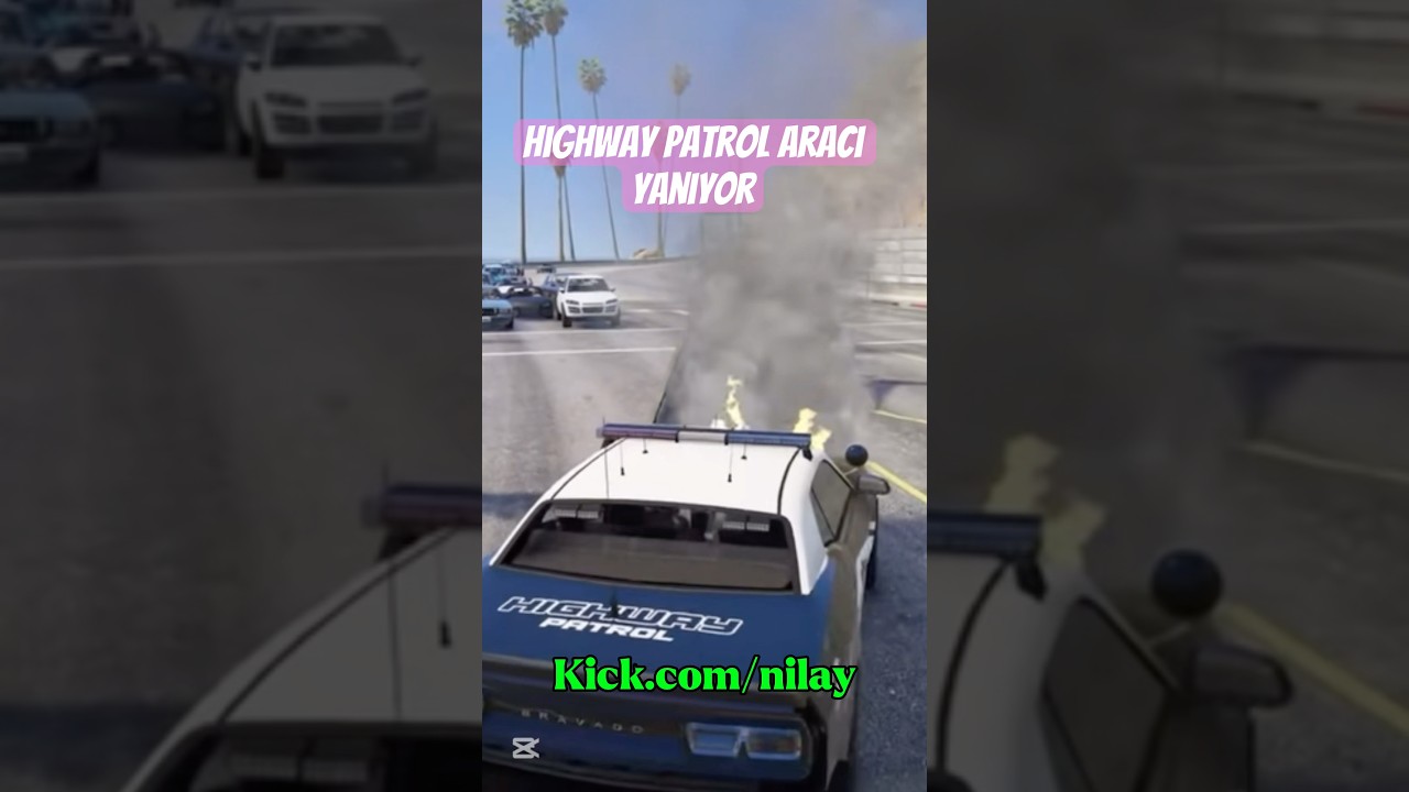 EightbornV | Highway Patrol Aracı Yanıyor! #eightborn #fivem #eightbornv #roleplay #eightbornrp #rp