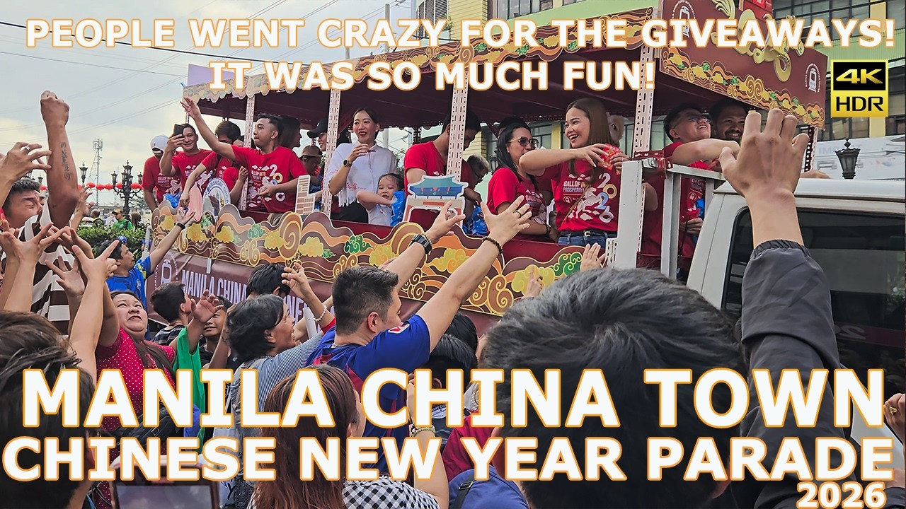 CHINESE NEW YEAR PARADE 2026 MANILA CHINA TOWN BINONDO