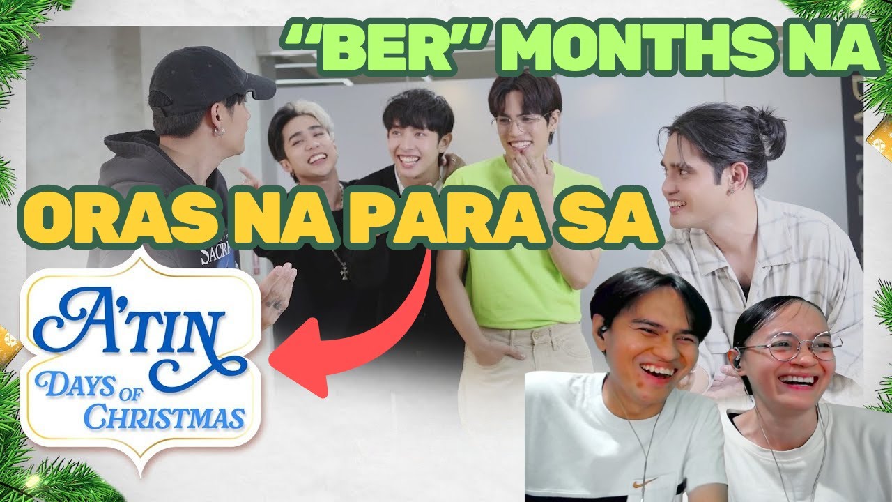 SB19 A'tin Day of Chirstmas Reaction