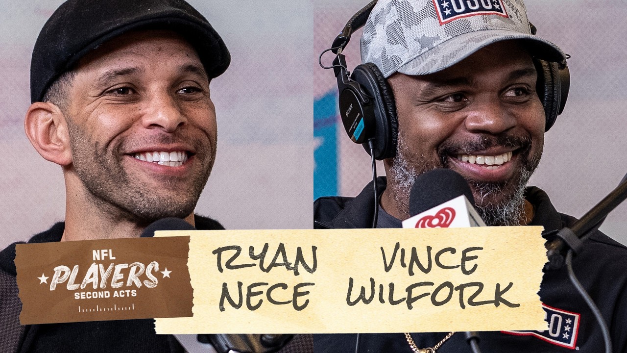 Ryan Nece & Vince Wilfork talk BBQ and Cold Showers during Super Bowl Week