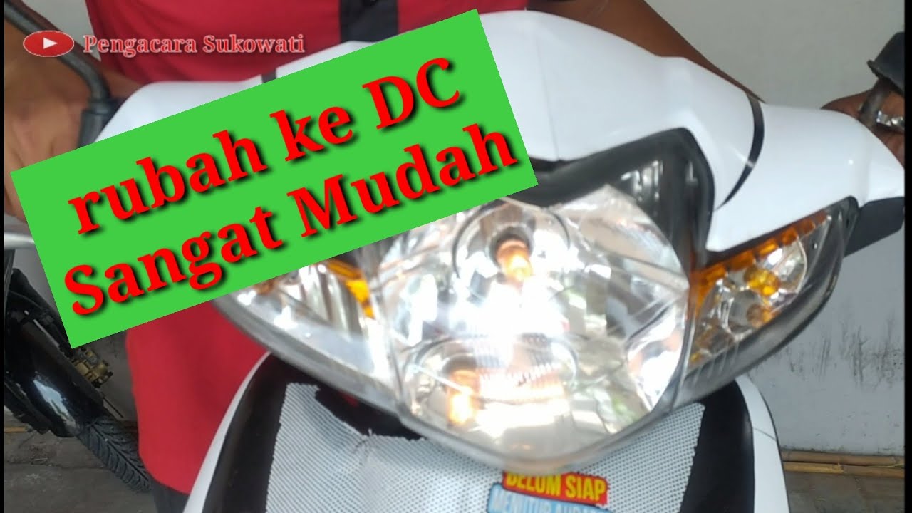 Cara merubah arus ac ke dc motor Honda revo