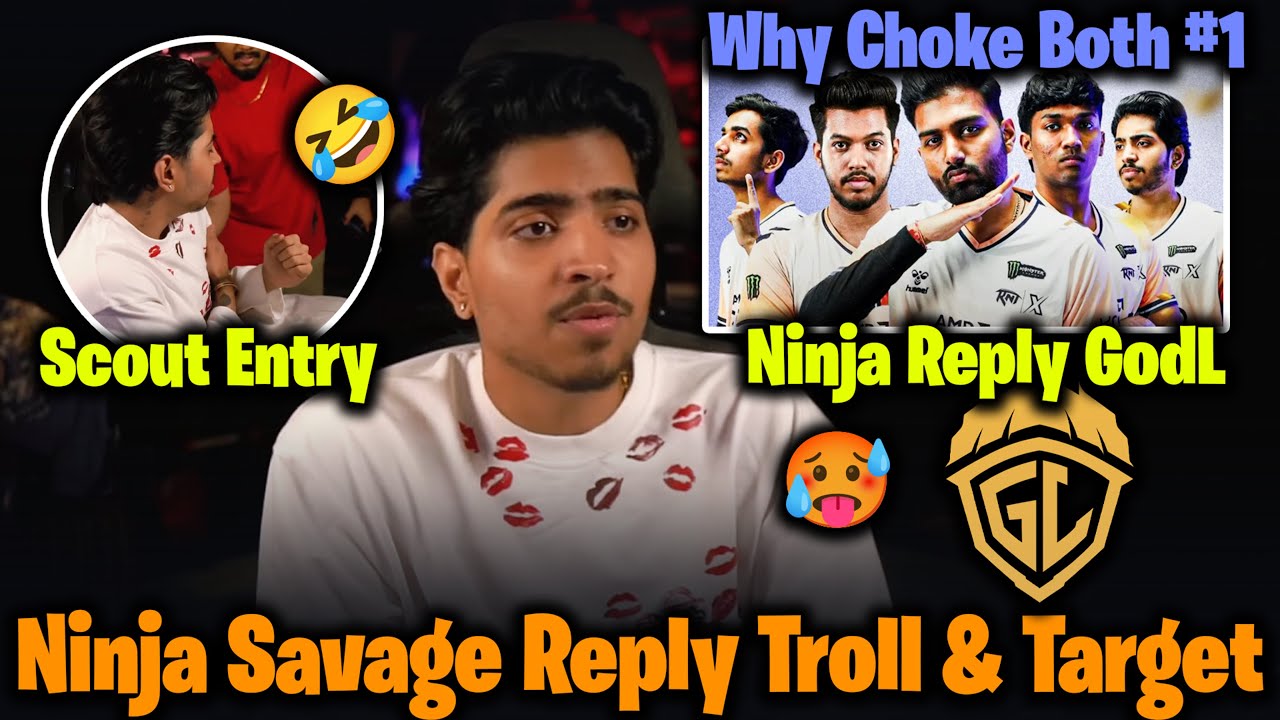 NinjaJOD Reply GodLike & Target Troll💀 Why RNTX Choke & PunK🥵 Scout x NinjaJOD
