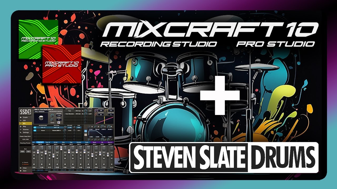 SSD5 Drums + Mixcraft 10