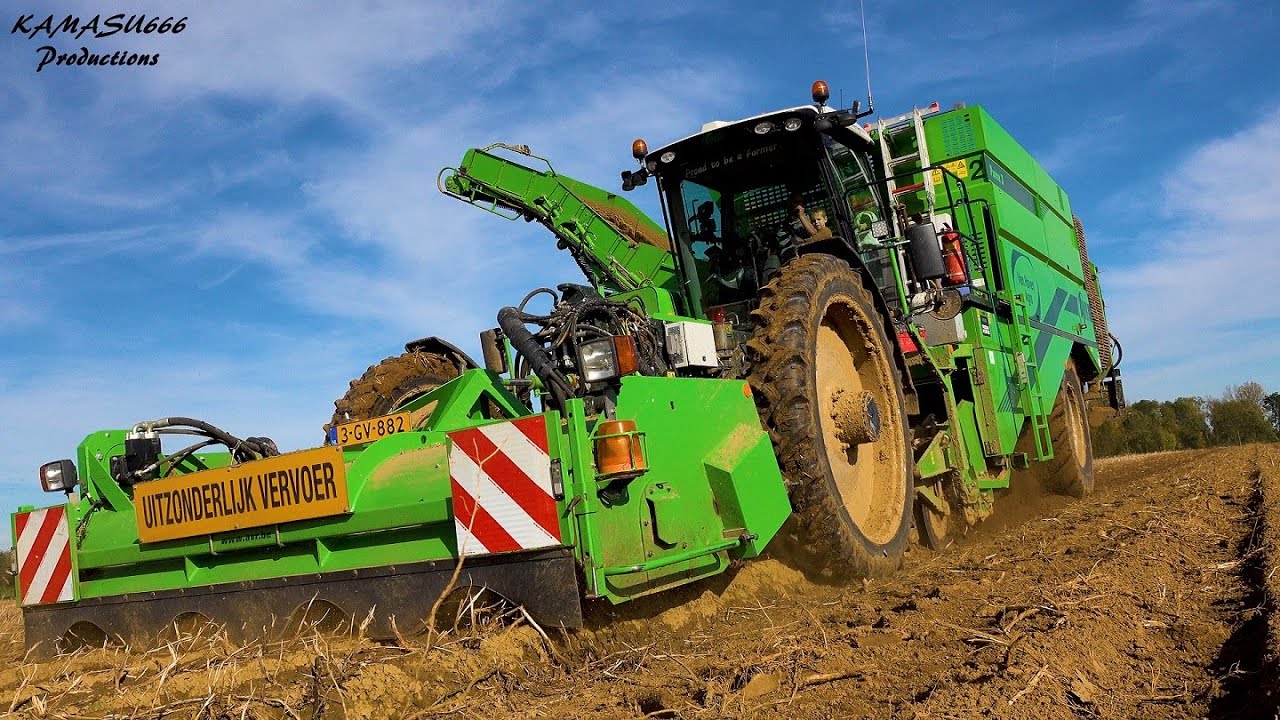 Fendt 942 / 2 x Puma AVR / 8 x Fendt / Van Hoven Agro / Aardappeloogst / Kartoffelernte / Isaply