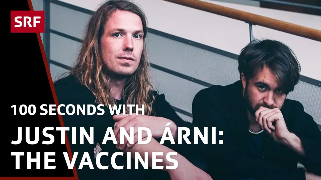 100 seconds with The Vaccines (Justin and Árni) | Interview | SRF