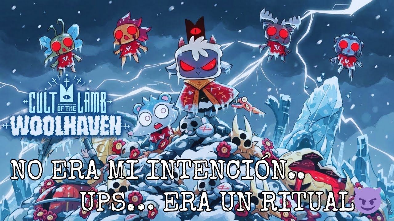 Esto no es un culto, ¡ES UNA FAMILIA muy DISFUNCIONAL!😂🐑🔪- Cult of the Lamb