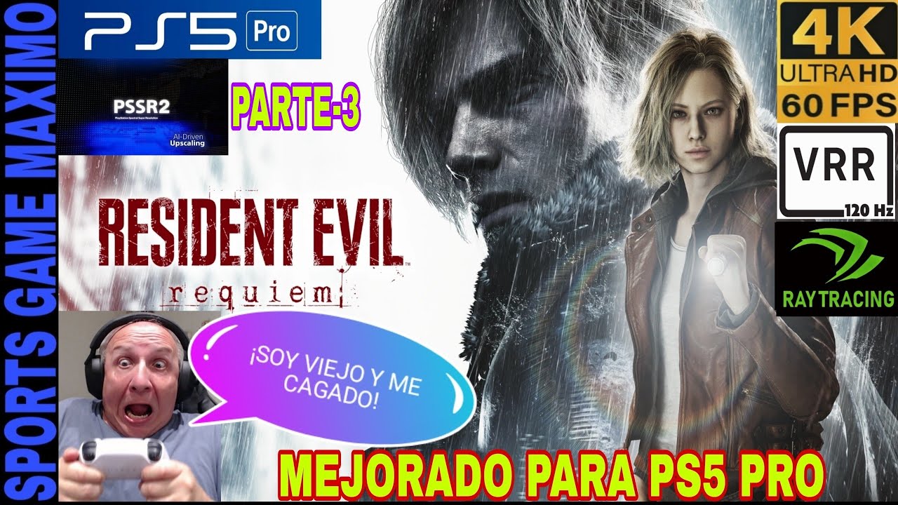 ULTRA 4K/60FPS - RESIDENT EVIL: REQUIEM, PARTE-3 (PS5 PRO) GAMEPLAY DIRECTO ANALISIS ESPAÑOL