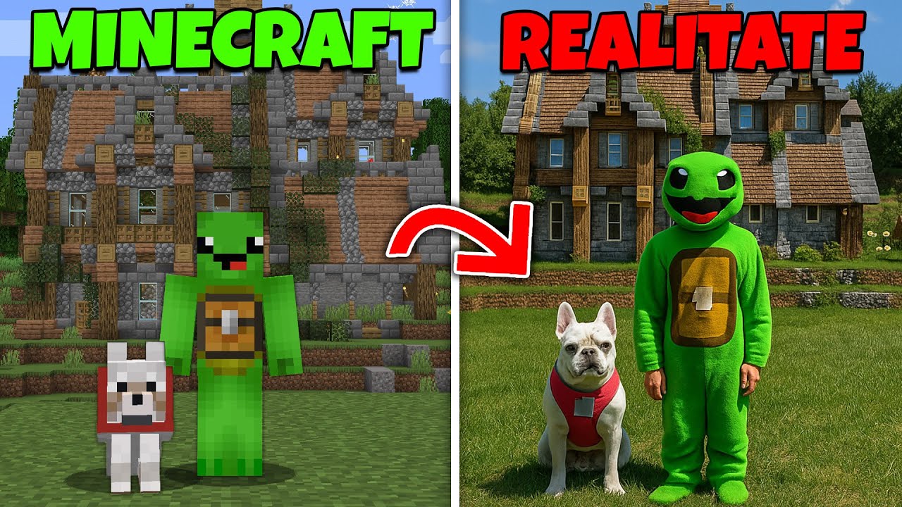 Minecraft in VIATA REALA...