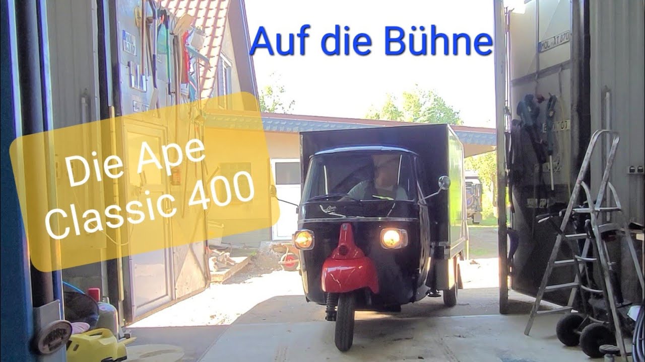 Ape Doppelspülbecken einbauen | Café-Mobil | Ape Classic 400cc | Mini-Spüle einbauen
