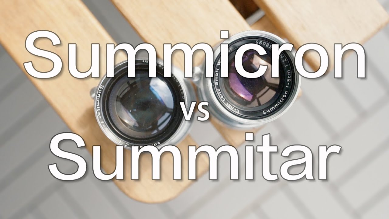 Leica 50mm vintage collapsible lens: Summitar vs Summicron