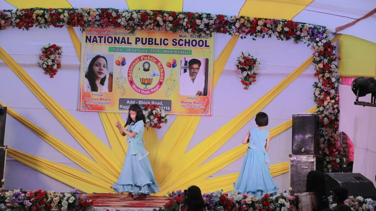 Gaj ka ghunghat dance performance by National Public School, Block Road, Rajgir 