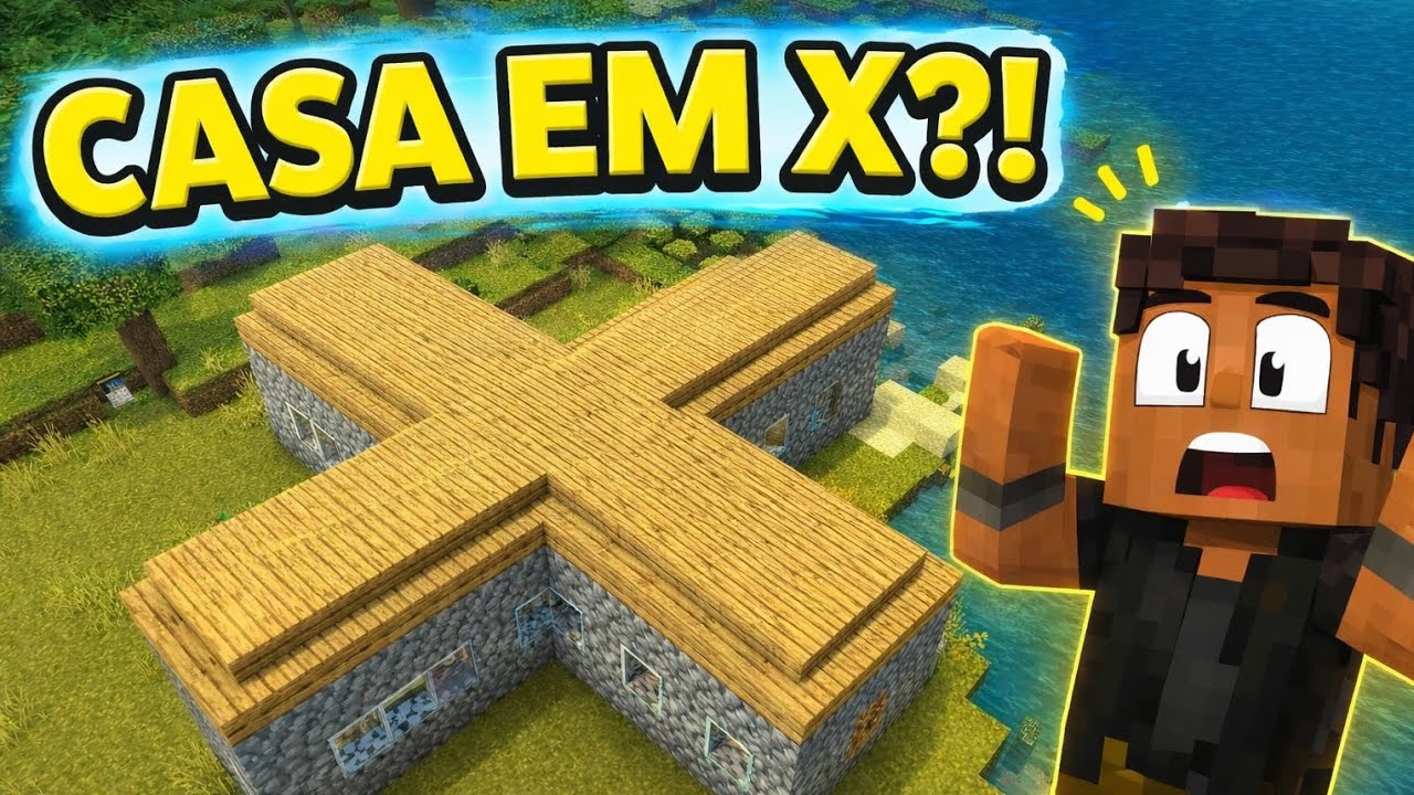A CASA MAIS ESTRANHA DO MINECRAFT?! 😳 | Minecradt Survival #5