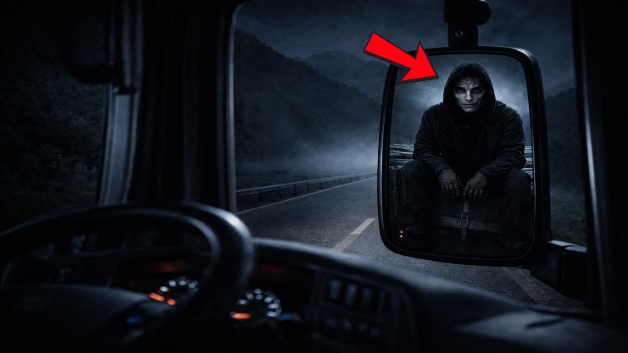 Vi una Figura Siniestra Sentada Sobre Mi Carga en los Andes… Pero Solo Aparecía en el Retrovisor