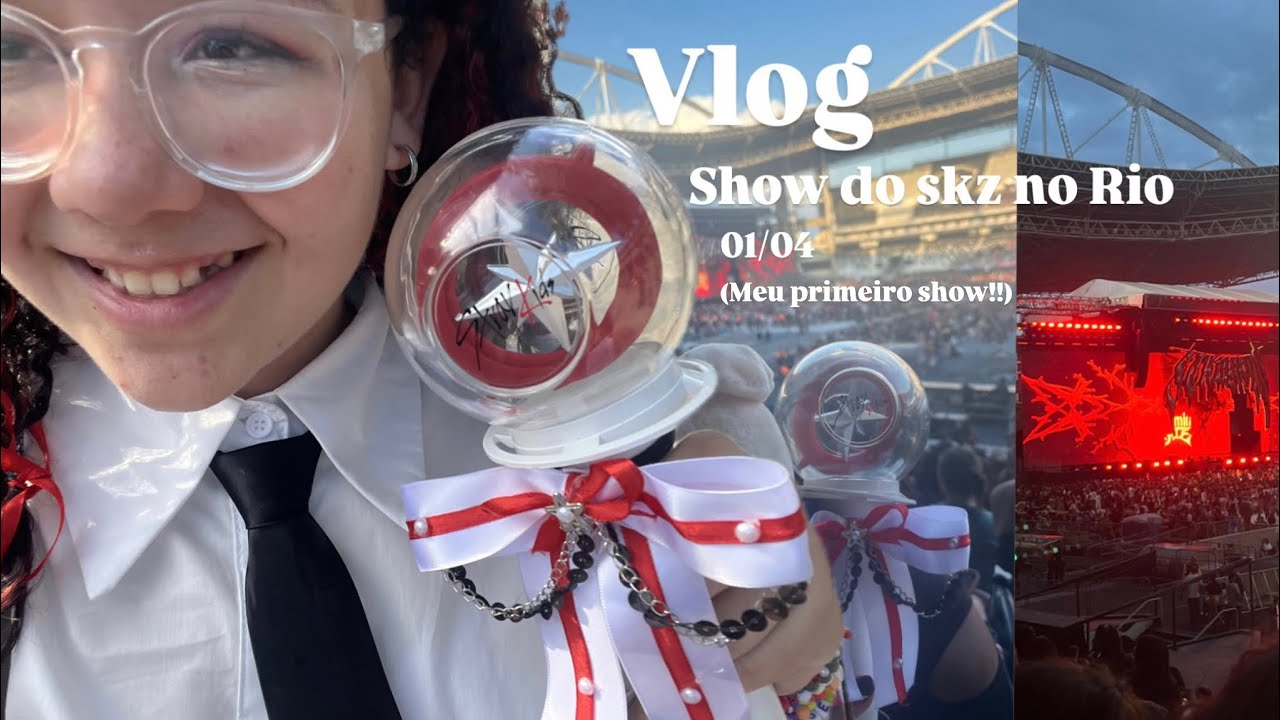 CONCERT VLOG | show do skz no Rio🇧🇷 (meu primeiro show)  #kpop #straykids #concert #concertvlog