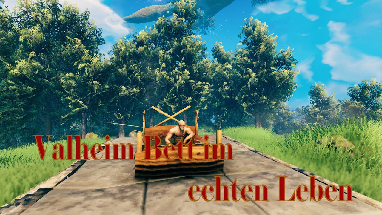 Valheim Bett im echten Leben / Wikinger Bett selbst gebaut