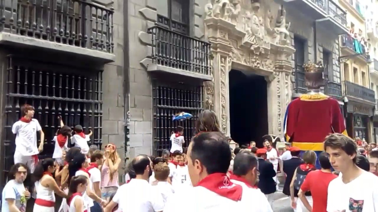 Recogida de los Gigantes 7 de Julio 2017 San Fermin