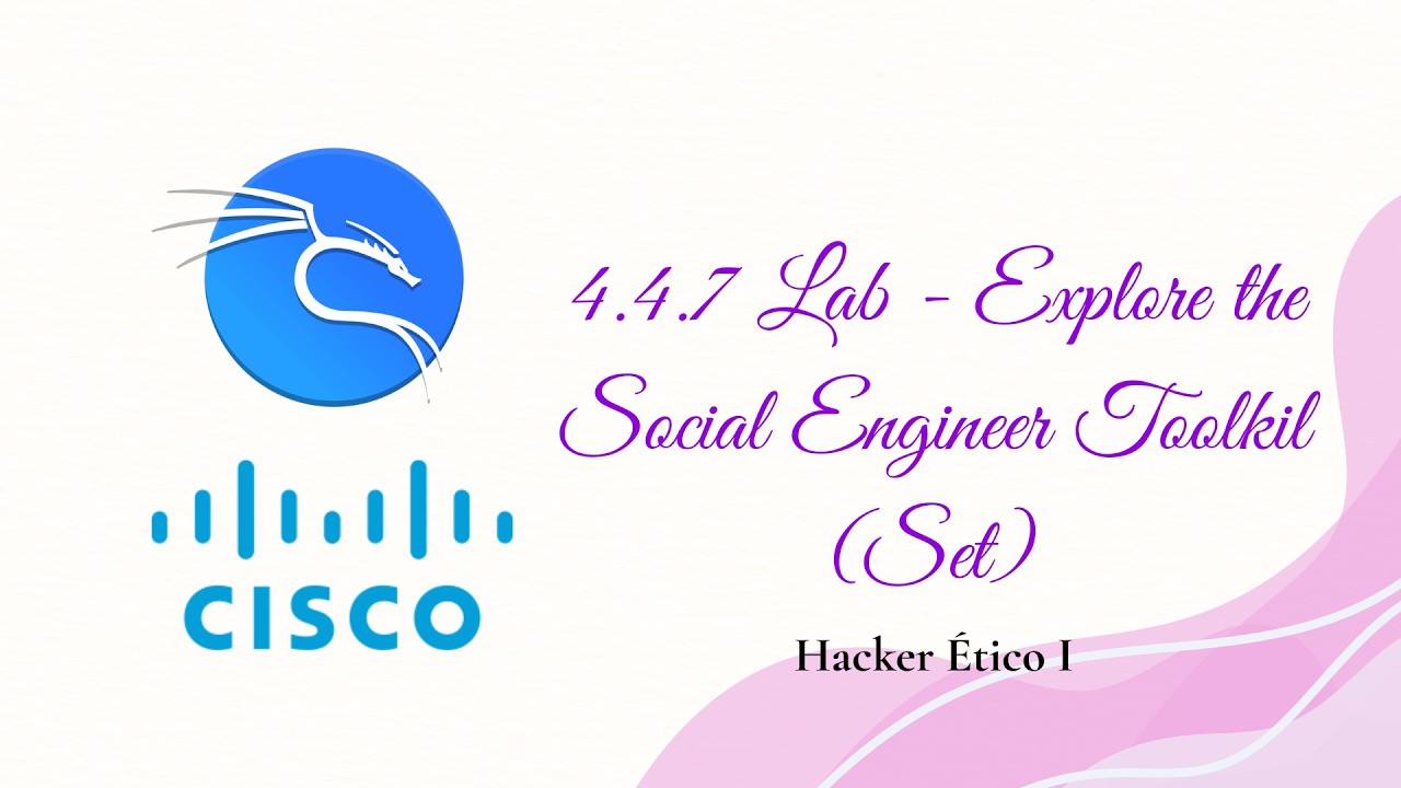 4.4.7 Lab  Explore the Social Engineer Toolkil SET