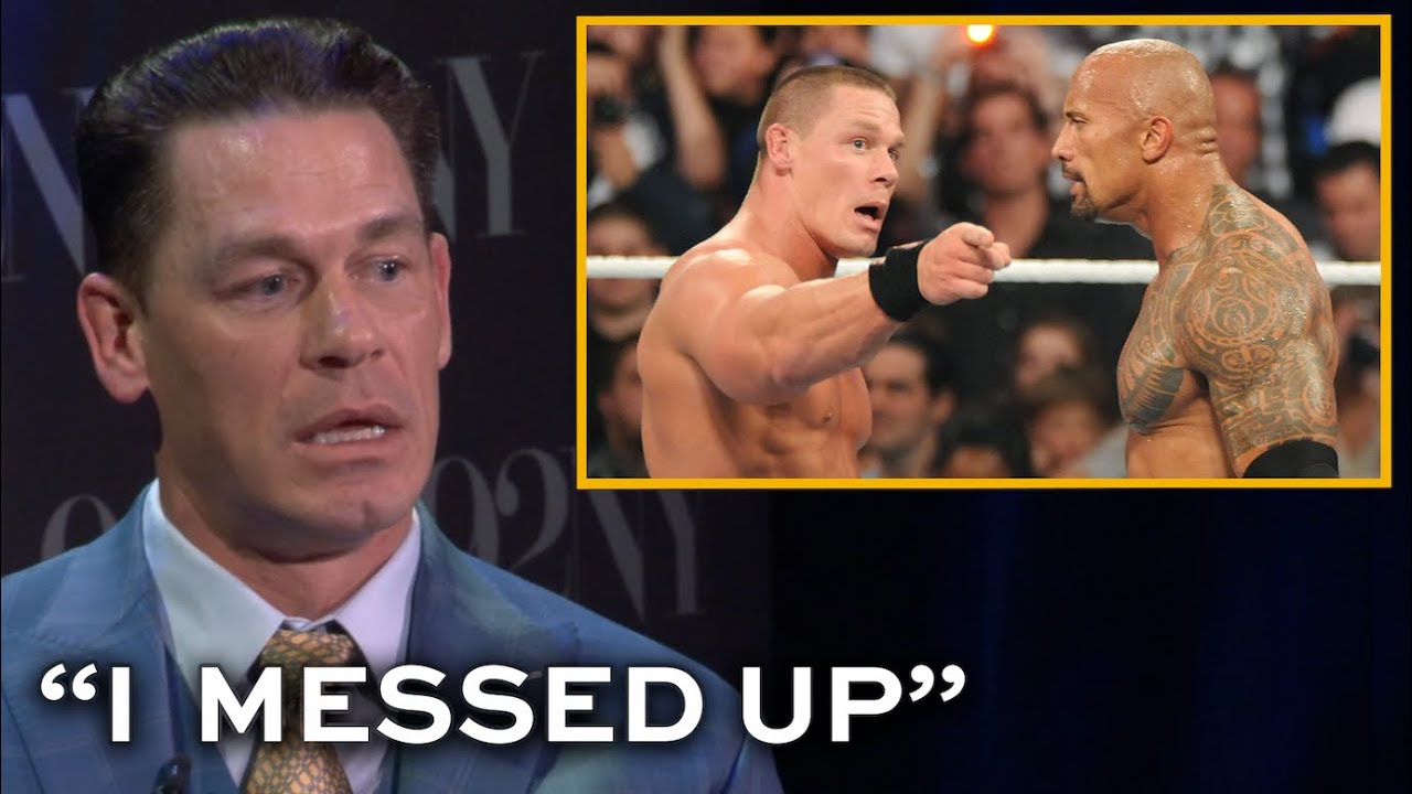 John Cena regrets the mistakes he made with Dwayne Johnson