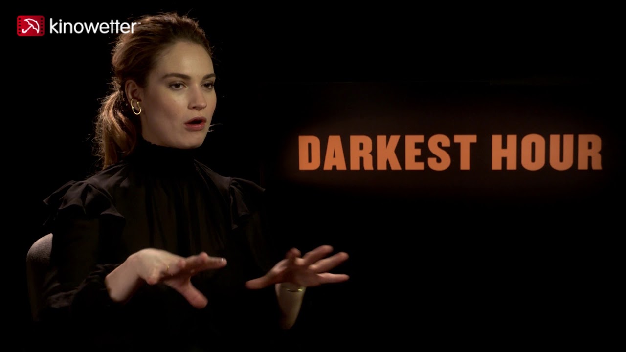 Interview Lily James DARKEST HOUR