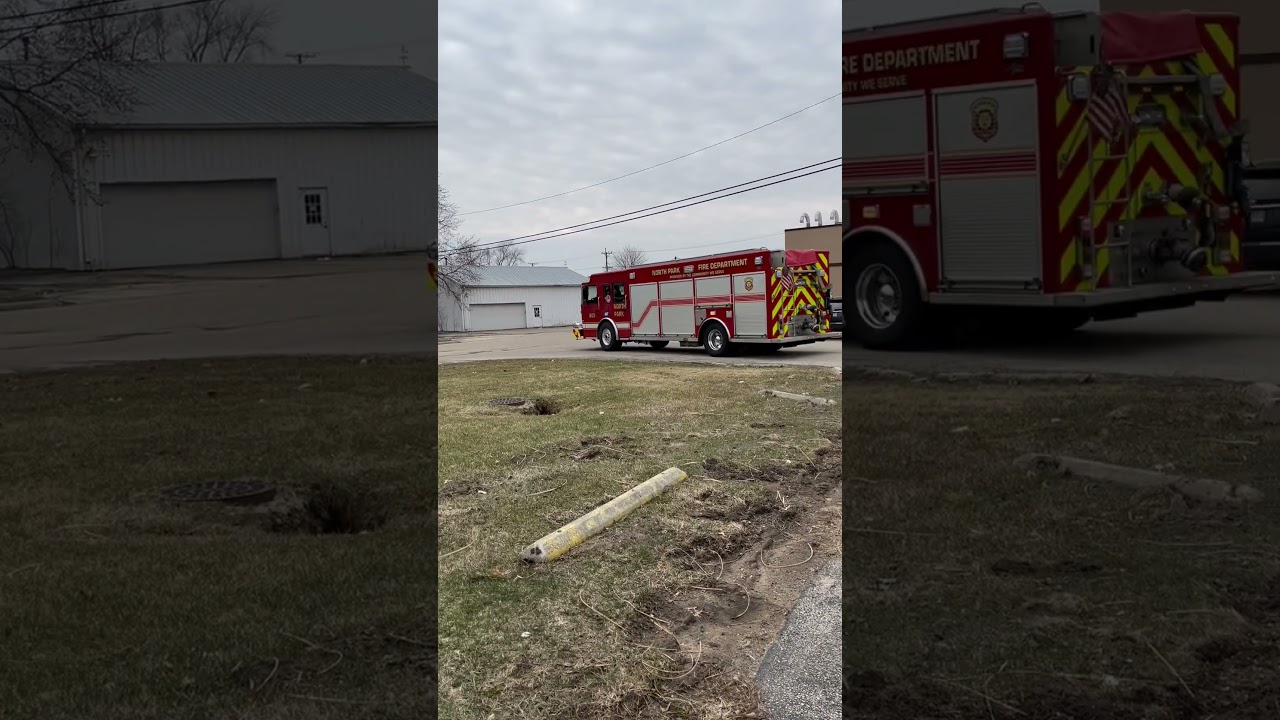 North Park (Machesney Park IL) Fire E803 Responding