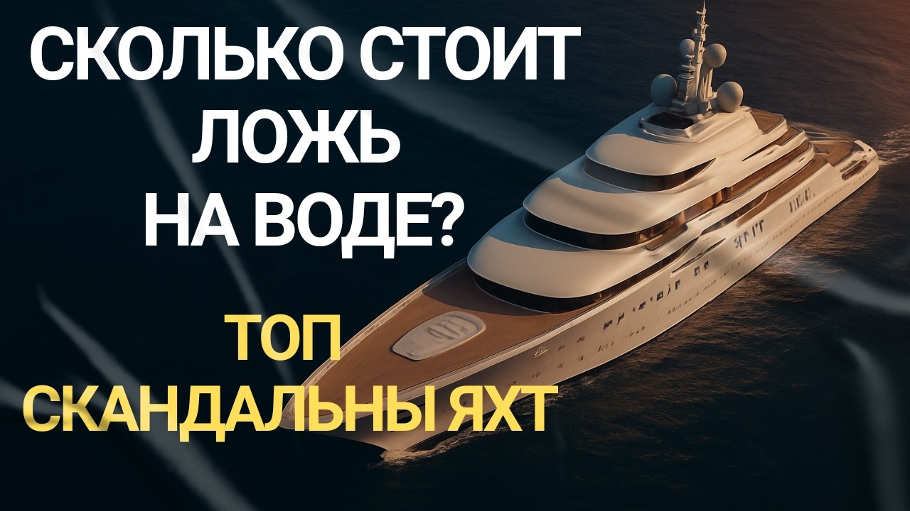 Самые странные яхты в истории — от фейков за миллиарды до судов с подлодками и антидронной защитой.