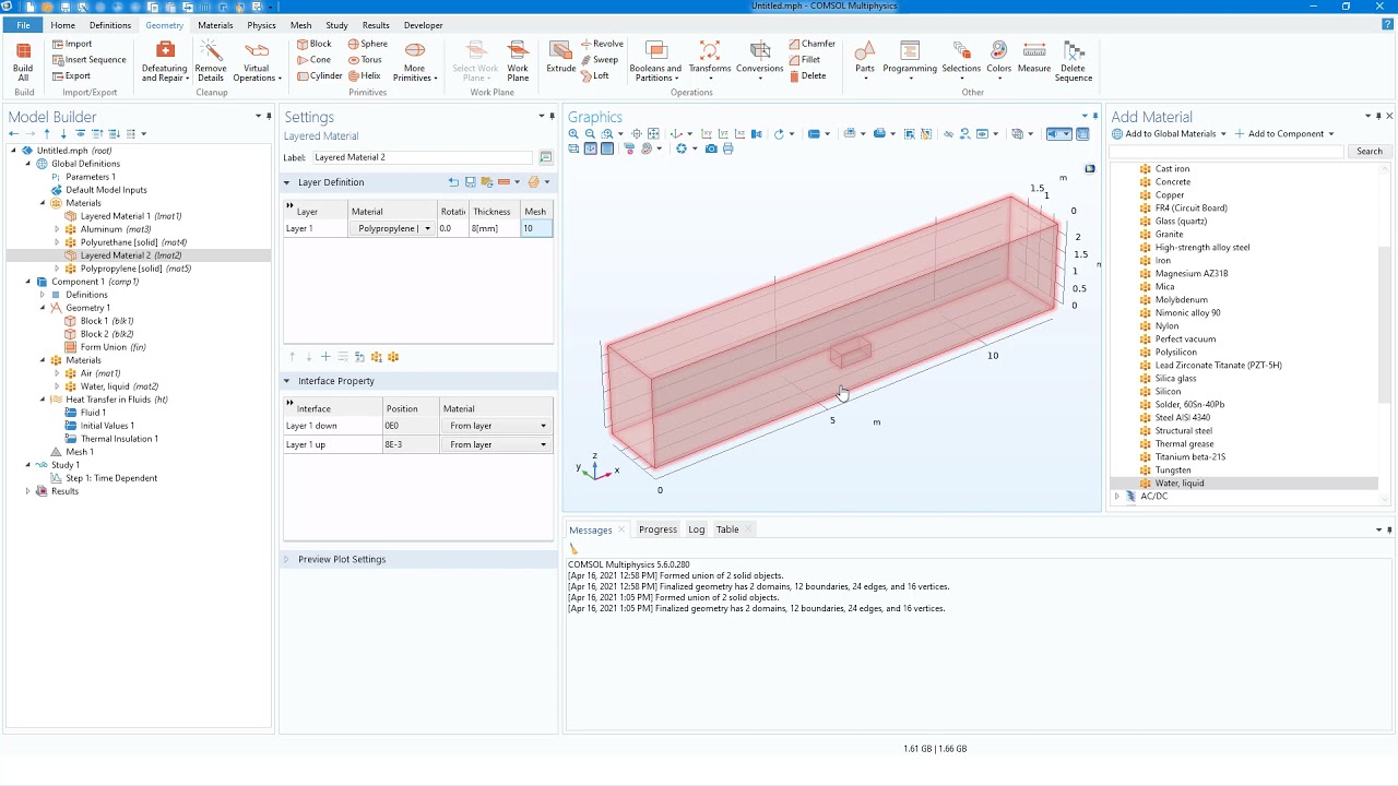 Heat Transfer Simulation Tutorial in COMSOL Multiphysics