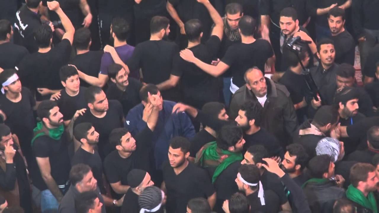 هوسات الرادود سيد علوي أبو غايب في الصحن الحسيني - عزاء أهالي البحرين | ليلة 22 صفر 1436 هـ