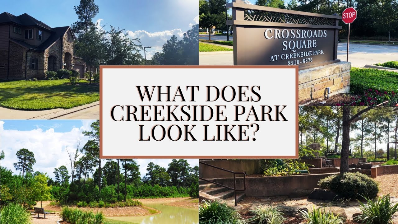 What does Creekside Park look like? | The Woodlands, Texas