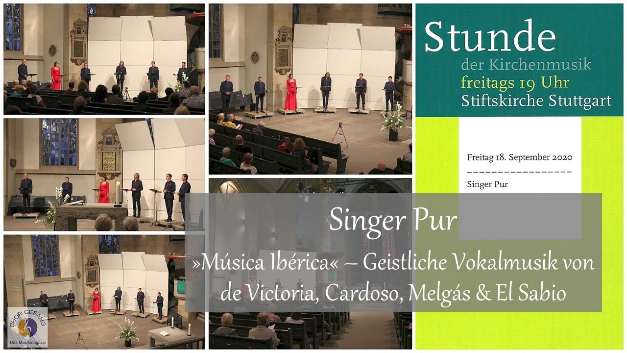Singer Pur | »Música Ibérica« – Geistliche Vokalmusik von de Victoria, Cardoso, Melgás & El Sabio