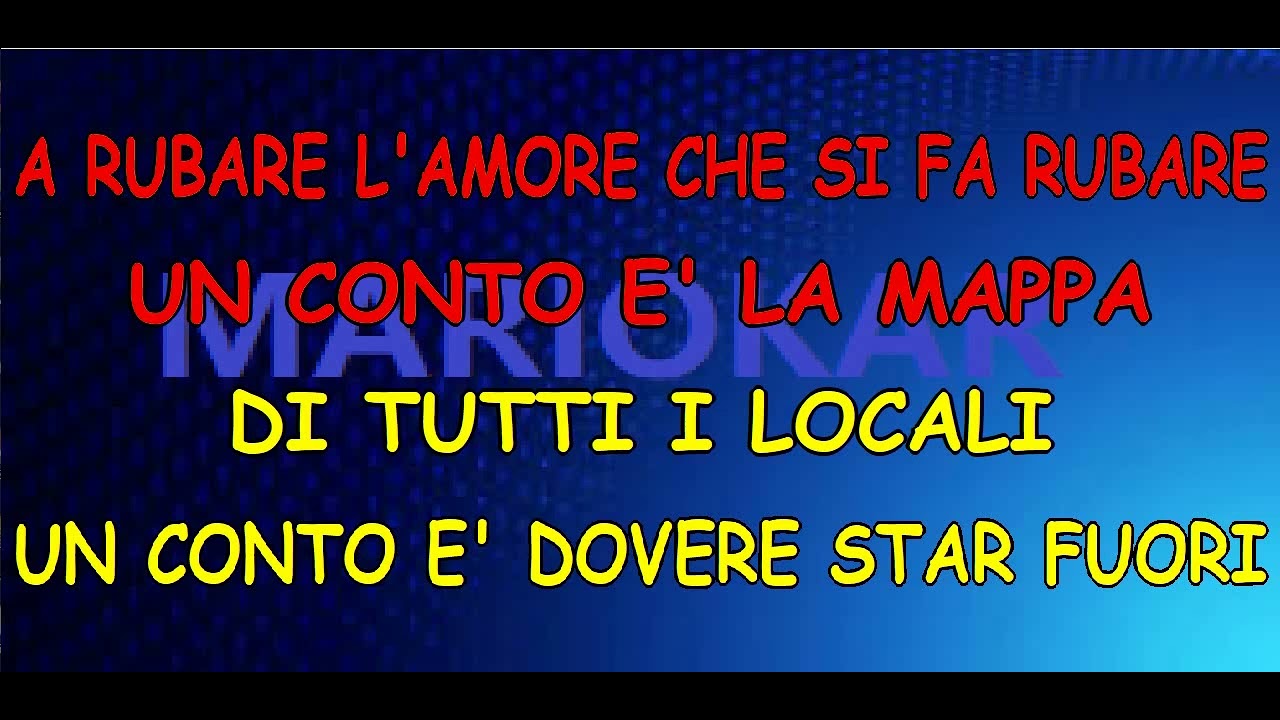 Ligabue   Ora e Allora  karaoke