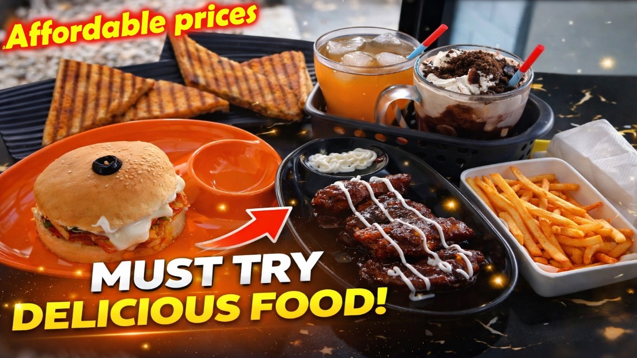 🔥 ₹565-க்கு இவ்வளவு Food ஆ? | Budget Cafe in Paramathi Velur 😍🍔 - iTASTE