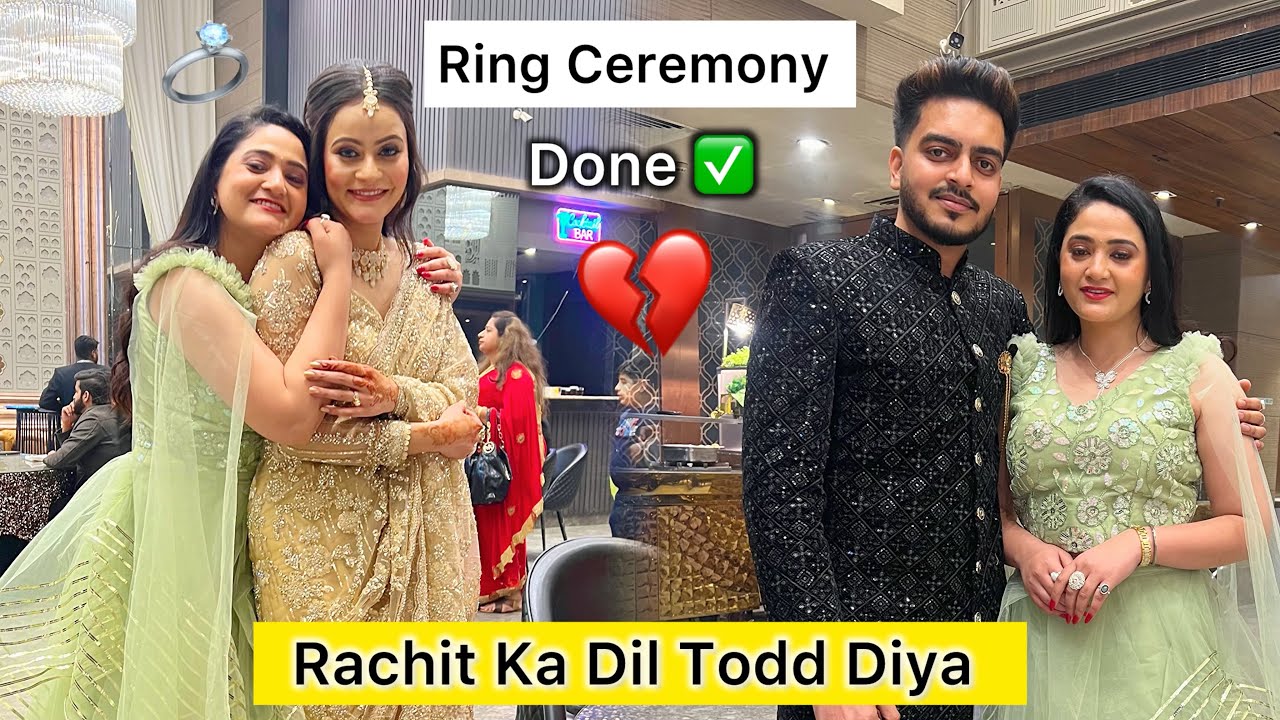 Ring Ceremony ho gayi I’m very happy 😍❤️|| Vlog || Sibbu Giri