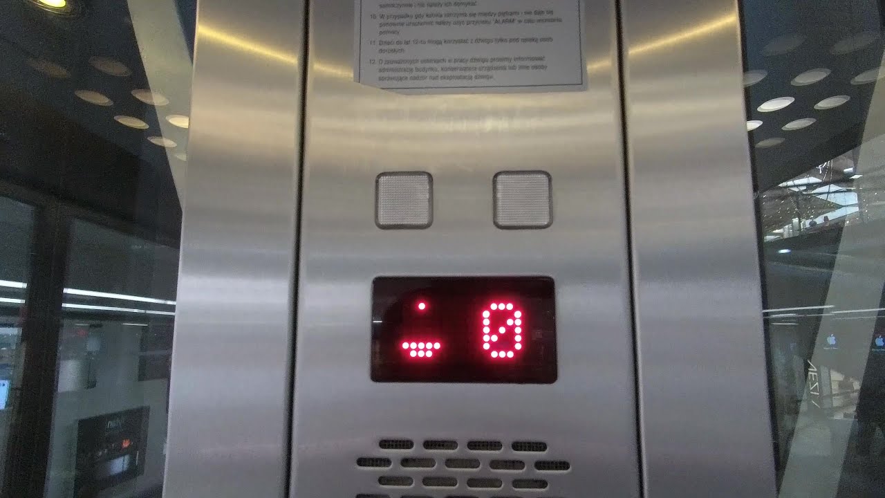 2x Lift Service - Galeria Focus Mall, Zielona G&oacute;ra (Nagrane kamerką sportową) 4K