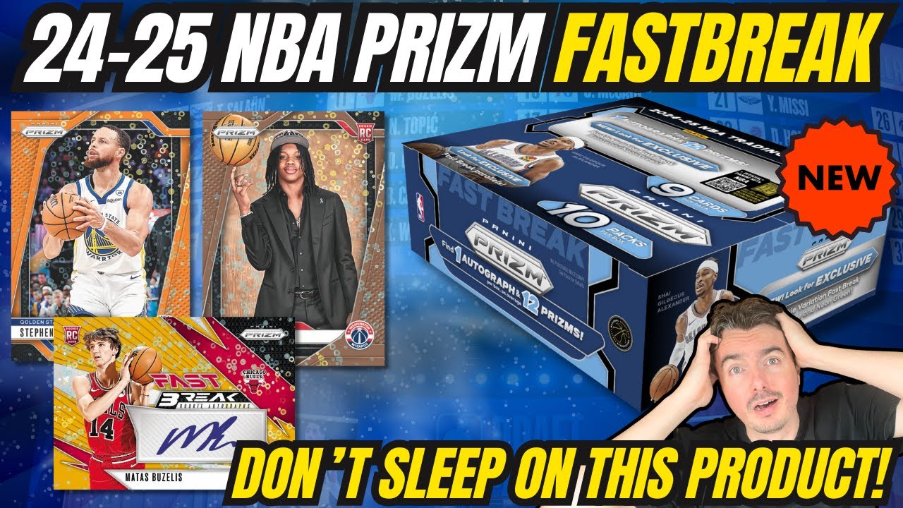 🔥BEST PRIZM PRODUCT THIS YEAR!!🔥 2024-25 Panini Prizm NBA Fast Break Box Review