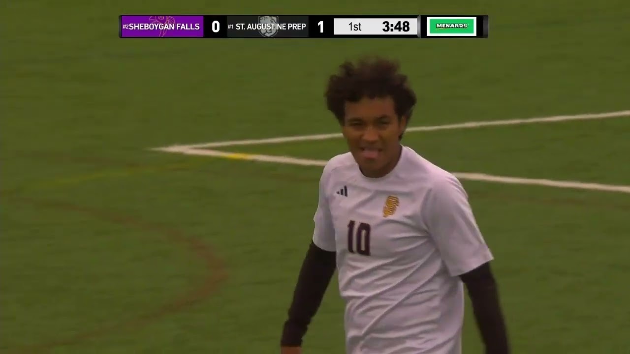 WIAA Div.  3 Boys State Soccer Championship St. Augustine Prep vs  Sheboygan Falls